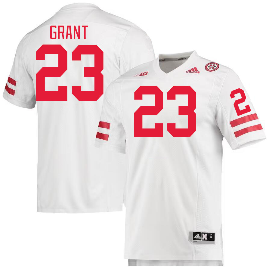 Men #23 Anthony Grant Nebraska Cornhuskers College Football Jerseys Stitched Sale-White